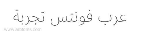 Noto Sans Arabic SemiCondensed ExtraLight  
