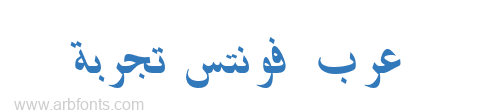 Traditional Arabic Backslanted Bold Italic  